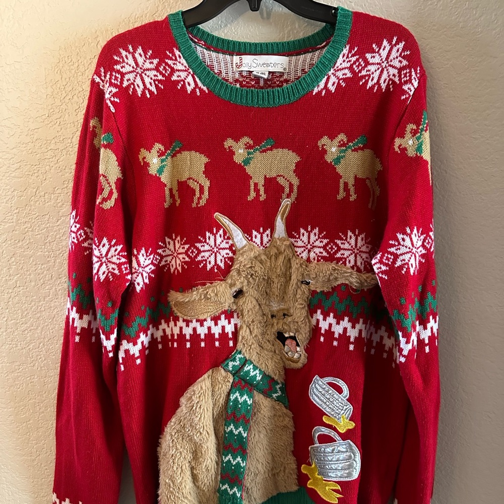 Goats & Beer Ugly Christmas Sweater